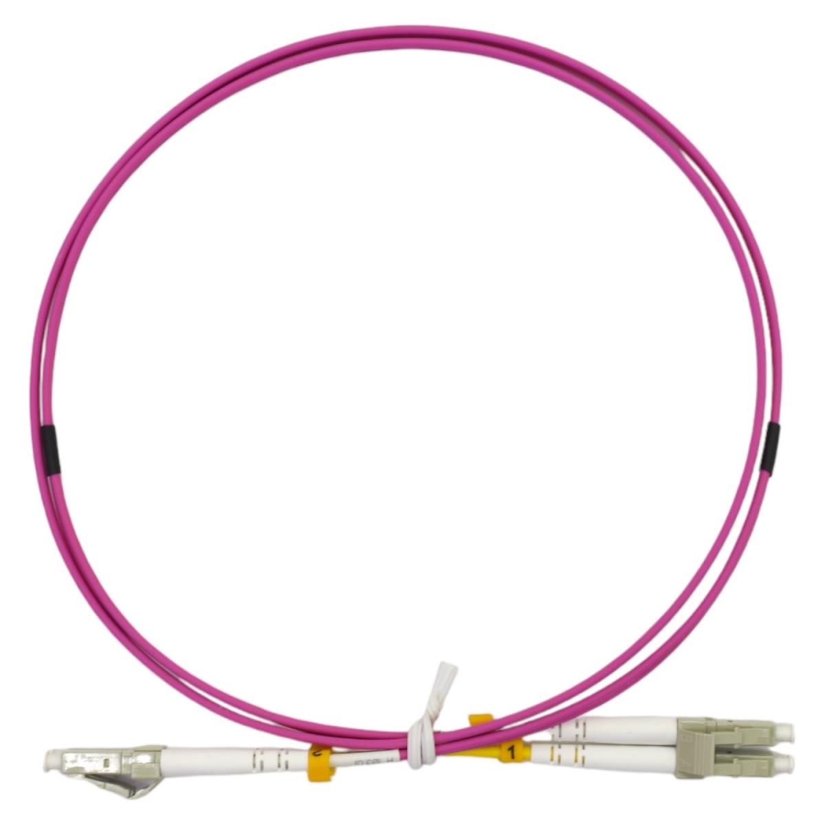 Ojc Fiber Patch Cord Lc-Lc Mm Duplex 50/125 Om4 1 Mt