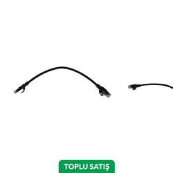 Viges BC-ODS Cat6 Utp Lszh Patch Cord 0,20 Mt. Siyah ( 30 Adet )