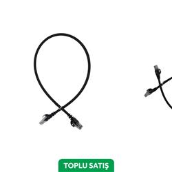 Viges BC-ODS Cat6 Utp Lszh Patch Cord 0,50 Mt. Siyah ( 30 Adet )