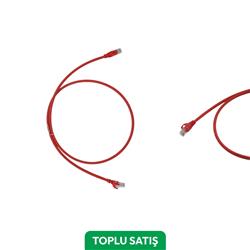 Viges BC-ODS Cat6 Utp Lszh Patch Cord 1 Mt. K�rm�z� ( 20 Adet )