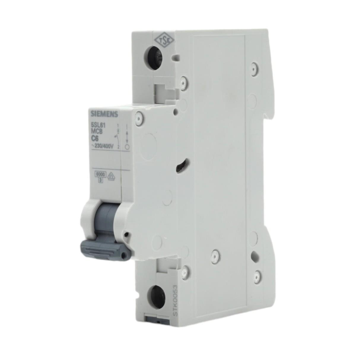Siemens 5Sl6106-7Ya Otomatik Sigorta 6A C Tipi