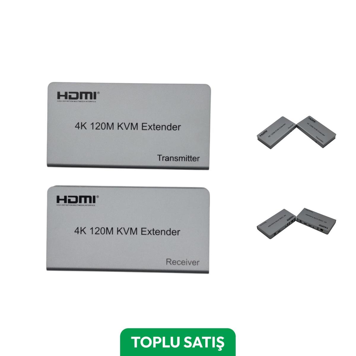 Viges BC-ODS 120KVM 4K 120 Metre HDMI USB Kvm Extender