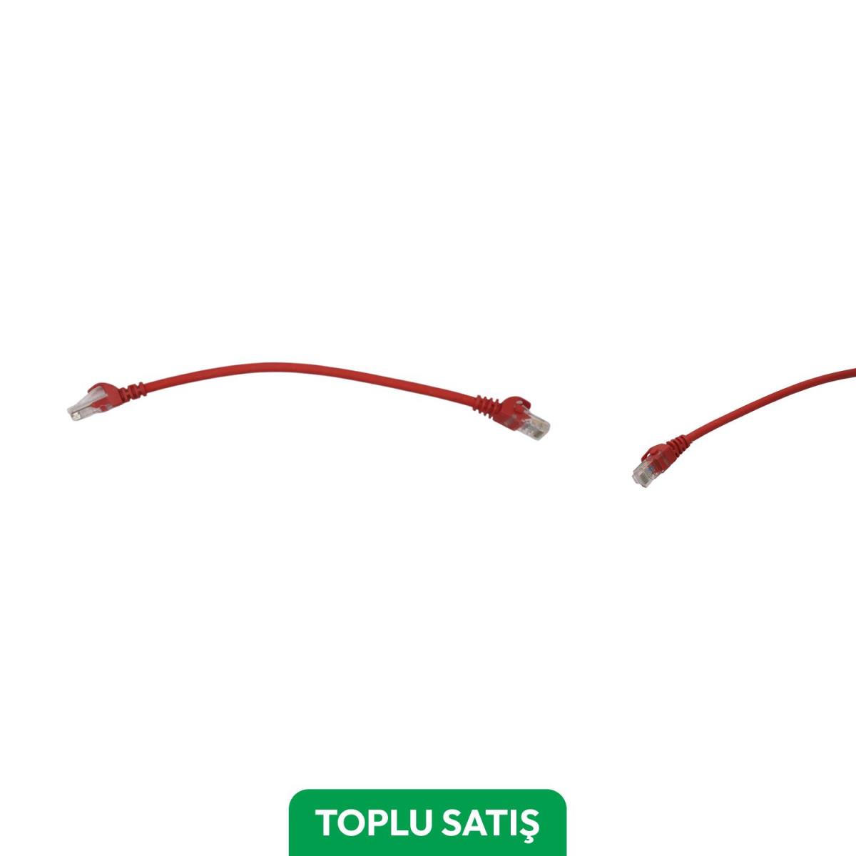 Viges BC-ODS Cat6 Utp Lszh Patch Cord 0,20 Mt. K�rm�z� ( 30 Adet )