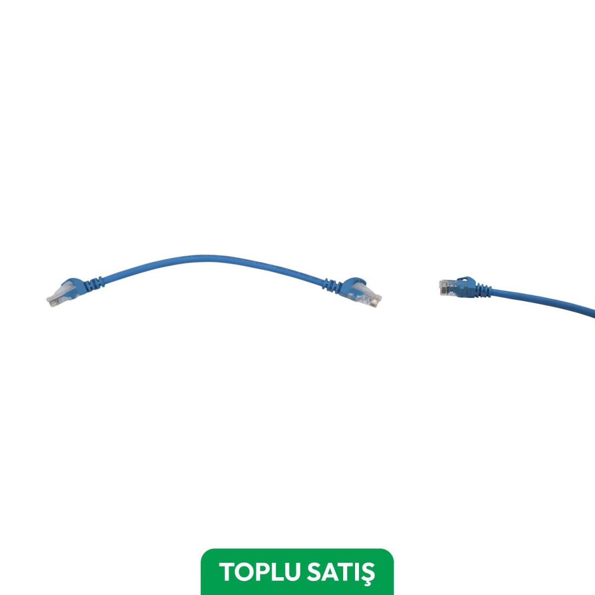 Viges BC-ODS Cat6 Utp Lszh Patch Cord 0,20 Mt. Mavi ( 30 Adet )