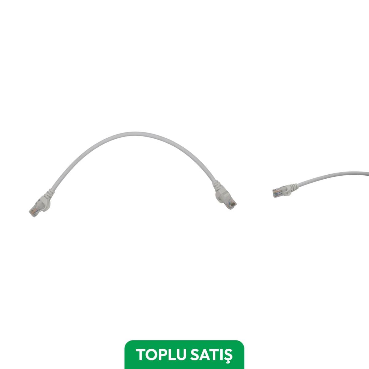 Viges BC-ODS Cat6 Utp Lszh Patch Cord 0,30 Mt. Beyaz ( 30 Adet )