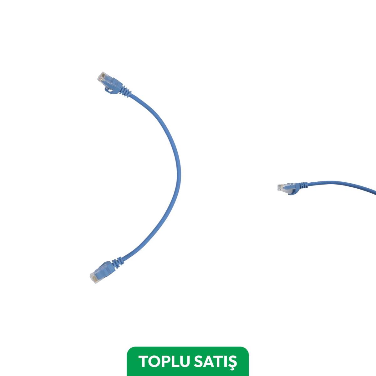 Viges BC-ODS Cat6 Utp Lszh Patch Cord 0,30 Mt. Mavi ( 30 Adet )