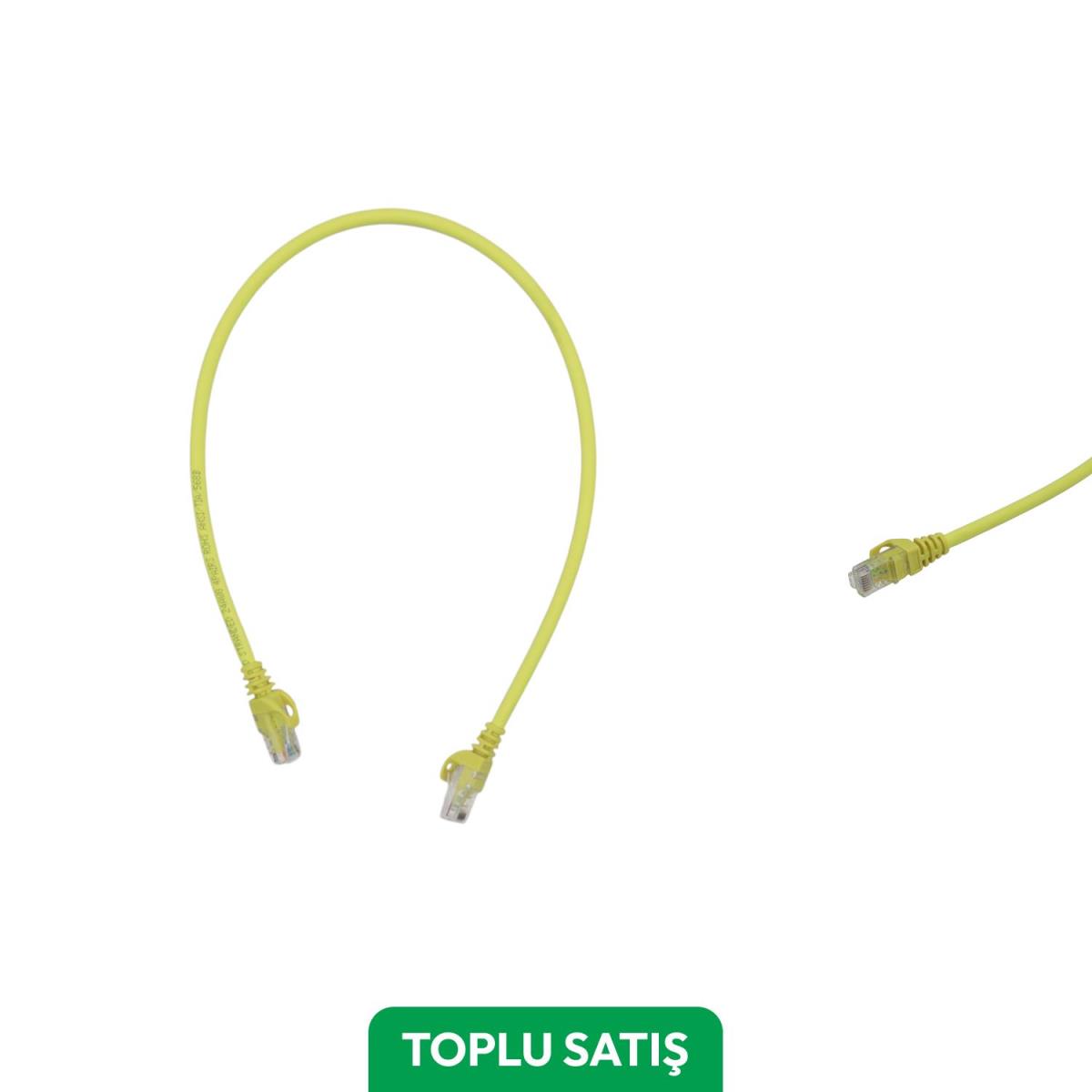 Viges BC-ODS Cat6 Utp Lszh Patch Cord 0,30 Mt. Sar� ( 30 Adet )