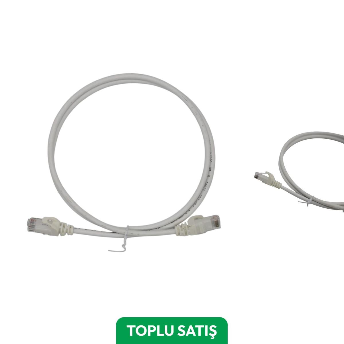 Viges BC-ODS Cat6 Utp Lszh Patch Cord 1 Mt. Beyaz ( 20 Adet )