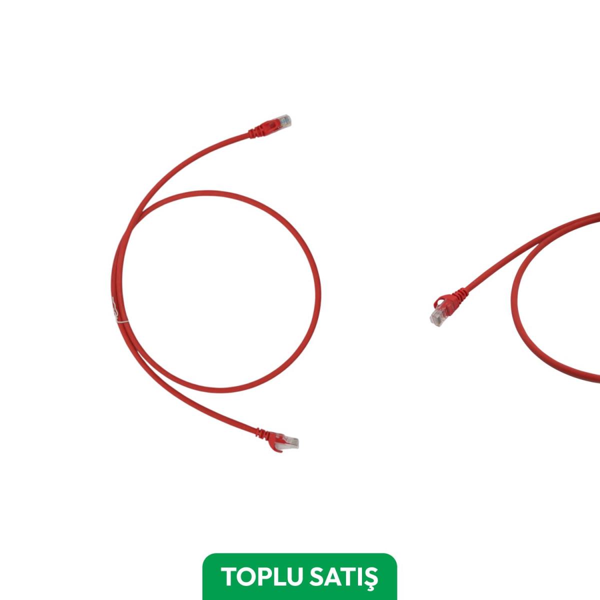 Viges BC-ODS Cat6 Utp Lszh Patch Cord 1 Mt. K�rm�z� ( 20 Adet )