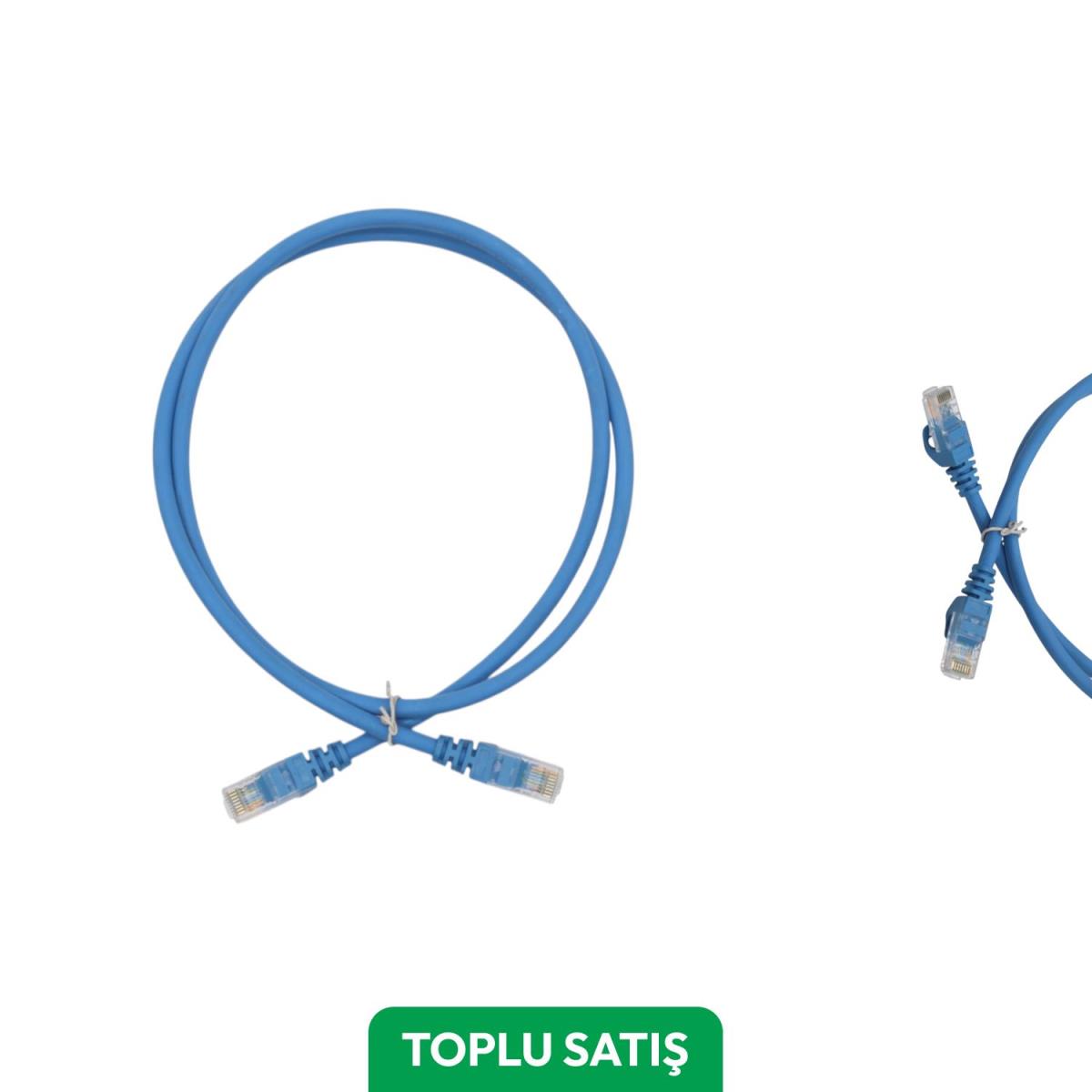 Viges BC-ODS Cat6 Utp Lszh Patch Cord 1 Mt. Mavi ( 20 Adet )