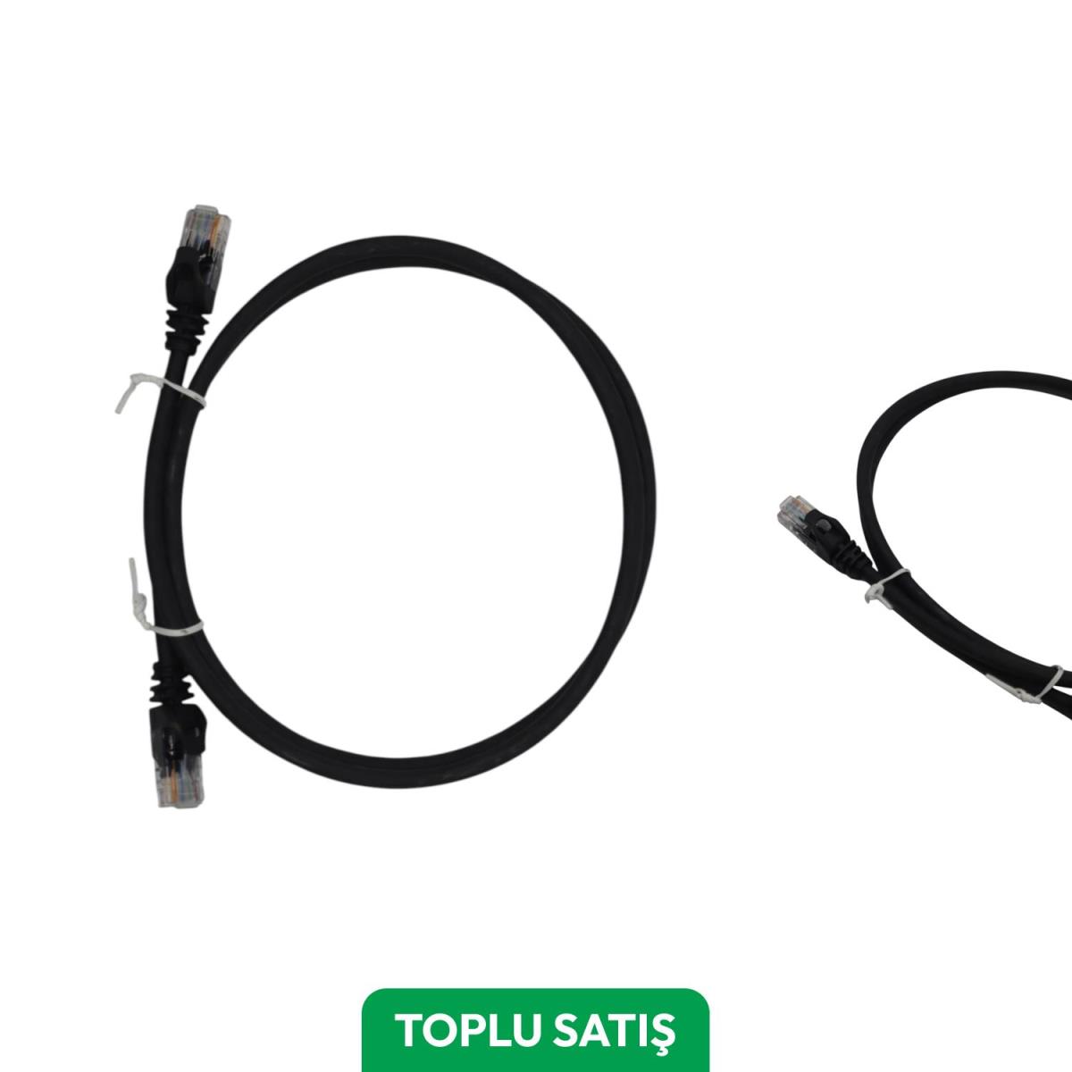 Viges BC-ODS Cat6 Utp Lszh Patch Cord 1 Mt. Siyah ( 20 Adet )