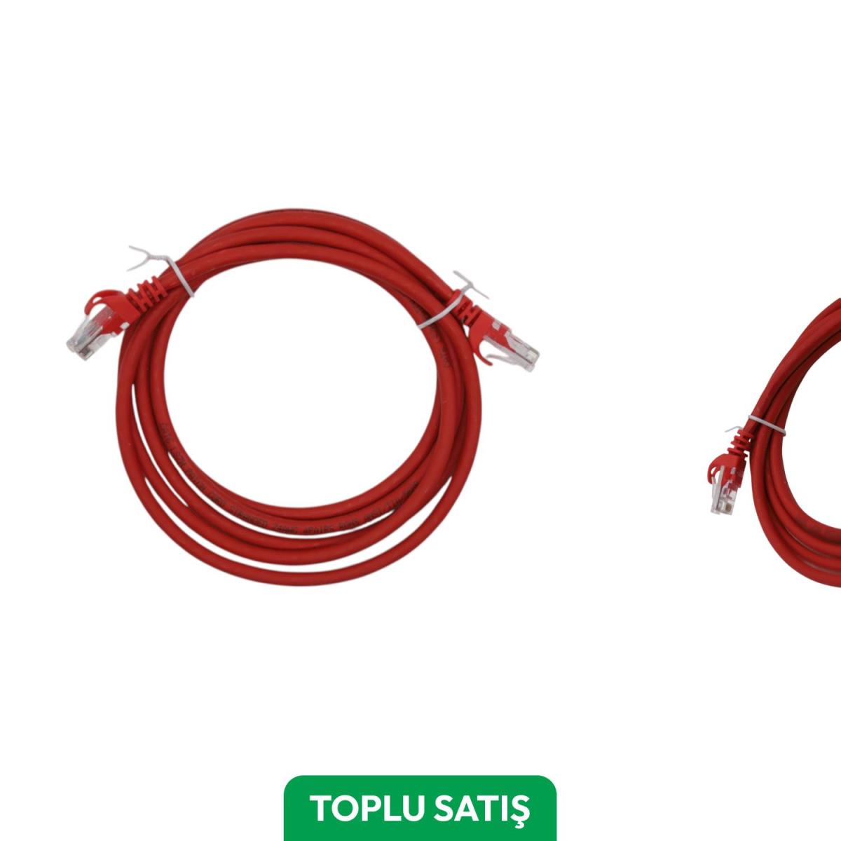 Viges BC-ODS Cat6 Utp Lszh Patch Cord 3 Mt. K�rm�z� ( 20 Adet )