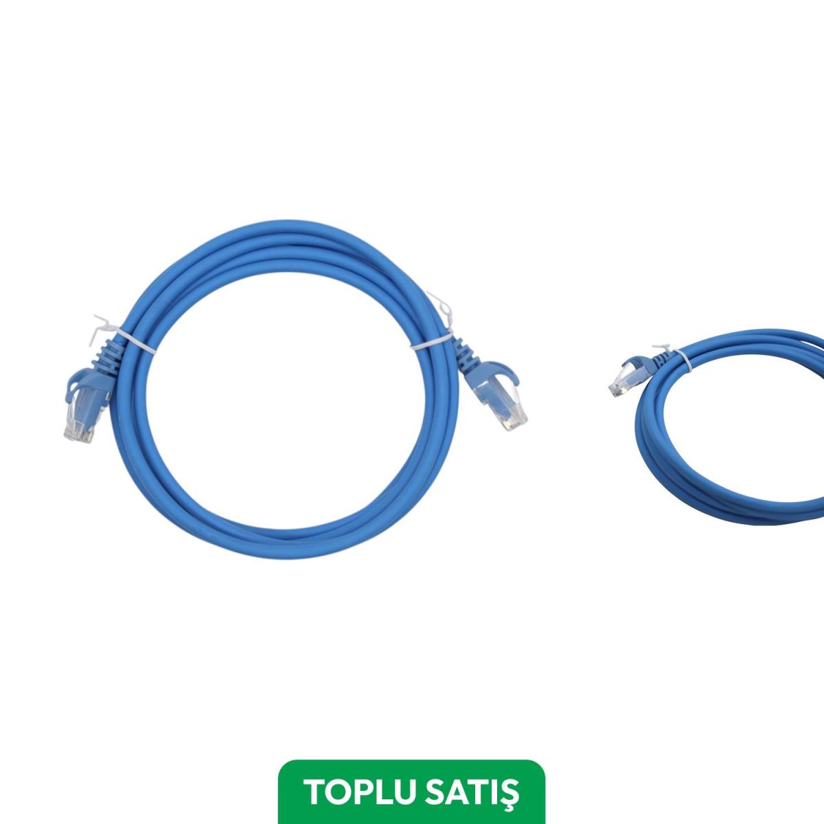 Viges BC-ODS Cat6 Utp Lszh Patch Cord 3 Mt. Mavi ( 20 Adet )