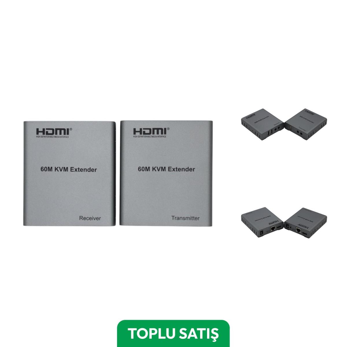 Viges BC-ODS HDMI 60M Kvm Extender Swithc Audio Uzat�c� Ses ve G�r�nt� Aktar�c�