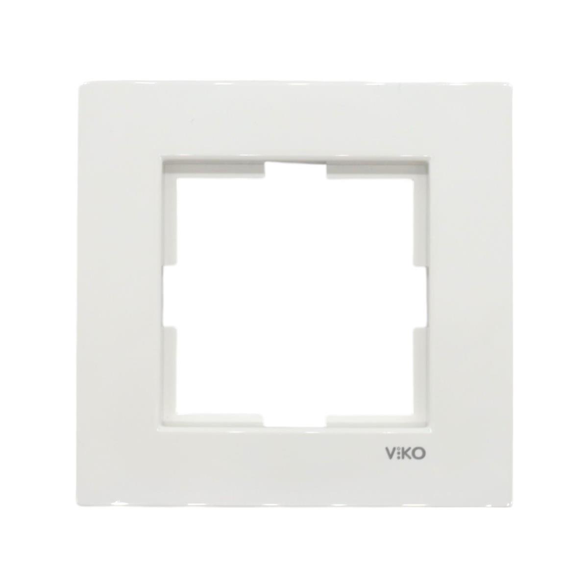 Viko Karre Beyaz Tekli �er�eve  (90960200) 10'lu Paket